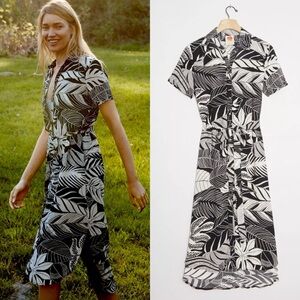 Farm Rio Adonidia Midi Shirt Dress